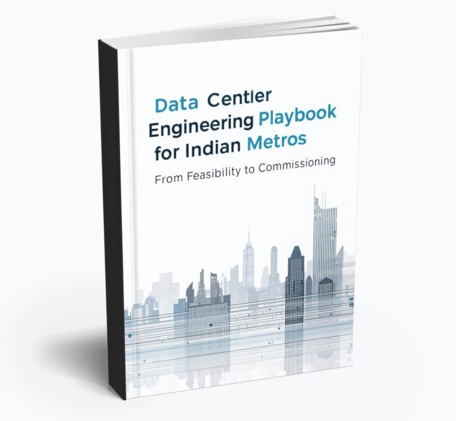 Explore a complete data center engineering playbook for Indian metros, covering feasibility studies, design, infrastructure engineering, and commissioning for scalable, future-ready facilities.